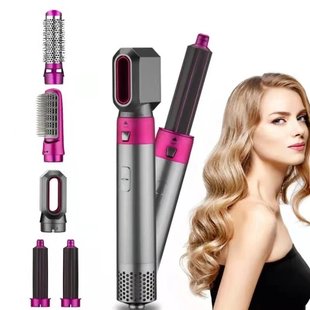 Набір для укладання волосся 5в1 Hot Styler Brush 1000 Вт Стайлер із насадками 41983 фото