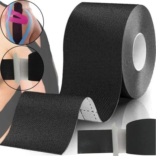 Кинезио тейп 5 метров Kinesiology tape, эластичный пластырь для тела, спины и шеи 42145 фото