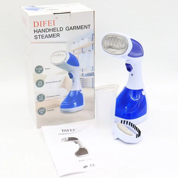 Ручний відпарювач для одягу 1100Вт Difei Handheld Steamer парогенератор для одягу 1244 фото