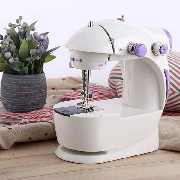 Портативная швейная машинка со столом Mini Sewing SM202A машинка для шитья 5746 фото