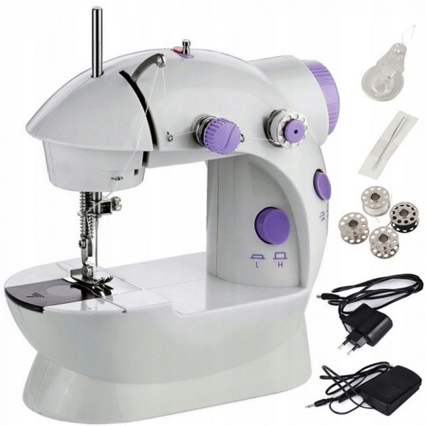 Портативна швейна машинка зі столом Mini Sewing SM202A машинка для шиття 5746 фото