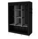 Каркасна складна тканинна шафа органайзер на 3 секції Yima Storage Wardrobe 175х130х45 см, Чорний 56703 фото 1