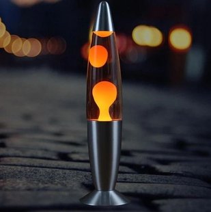 Светодиодная настольная лампа Lindo Lava Lamp лампа с подсветкой, Оранжевая 925577 фото