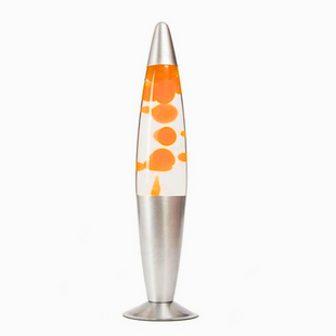 Світлодіодна настільна лава лампа Lindo Lava Lamp з підсвічуванням, Помаранчева 925577 фото
