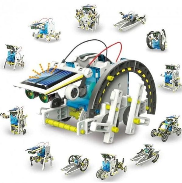 Развивающий конструктор робот с солнечной панелью Robot Solar 13 в 1 56701 фото