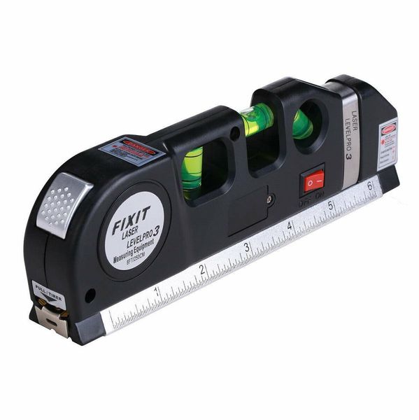 Лазерний рівень із вбудованою рулеткою Maxi Laser Level Meter Рівень для будівельних робіт 1705 фото