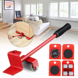 Подъемник для перемещения мебели и тяжёлых предметов Furniture Mover Rollers домкрат для передвижения мебели 143832 фото