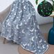 Детский светящийся плед День-Ночь Magic Glow Blanket Флисовое покрывало 170 х 95 см 56384 фото 1