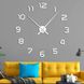 Настенные кварцевые часы DIY Clock 120 см с эффектом 3D бесшумные 56391 фото 1