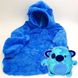 Дитяча толстовка плед з рукавами 3в1 худі з капюшоном та рукавами Huggle Hoodie Pets, Синій 63517 фото 3