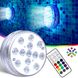 Водонепроницаемая подсветка для бассейна с пультом Lindo RGB 13 LED подводная лампа подсветка 56753 фото 1