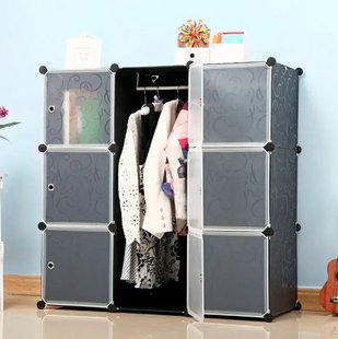 Шкаф складной пластиковый Storage Cube Cabinet YМР 39-61 110х110х35 см 6615 фото