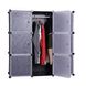 Шафа складана пластикова Storage Cube Cabinet YМР 39-61 110х110х35 см 6615 фото 3