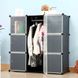 Шкаф складной пластиковый Storage Cube Cabinet YМР 39-61 110х110х35 см 6615 фото 1