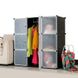 Шафа складана пластикова Storage Cube Cabinet YМР 39-61 110х110х35 см 6615 фото 2