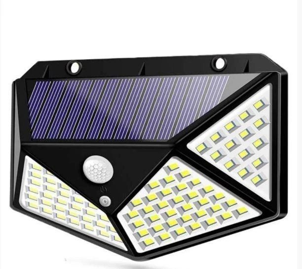 Уличный фонарь-прожектор на солнечной батарее 100 LED 10W Solar CL-100 с датчиком движения 6441 фото