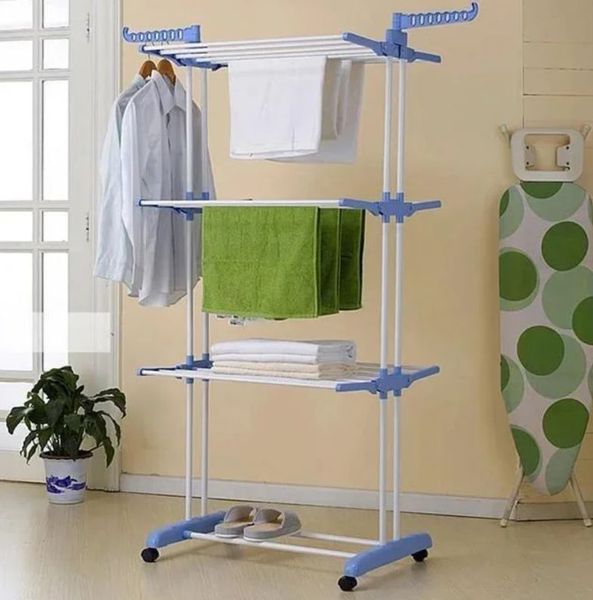 Напольная стойка-сушилка для белья Garment Rack with Wheels 173 см 6274 фото