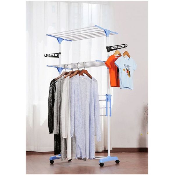 Підлогова стійка-сушарка для білизни Garment Rack with Wheels 173 см 6274 фото