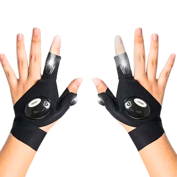 Рукавичка з вбудованим ліхтариком Glove Light рукавички з підсвічуванням 37078 фото
