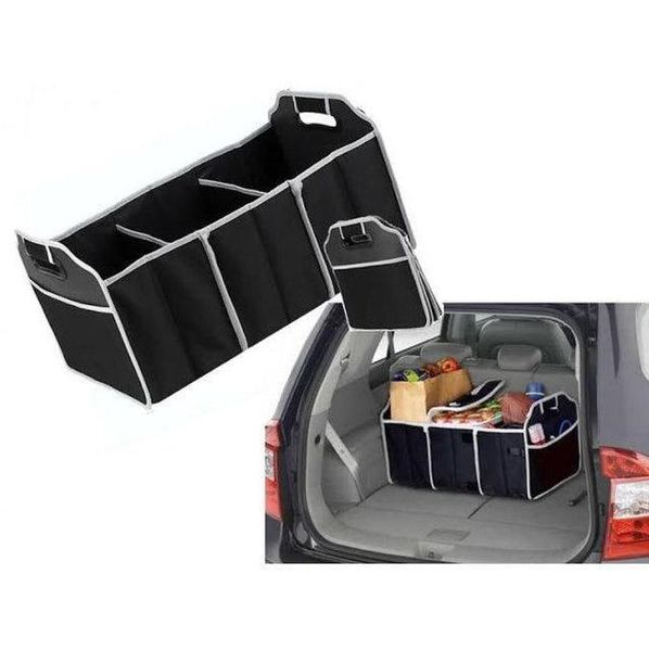 Сумка у багажник автомобіля Car Boot Organiser Складаний органайзер у багажник авто 3985 фото